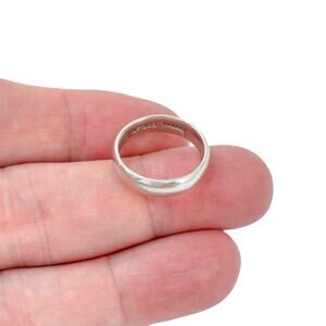 Classic Domed Wedding Band | NF Sterling Silver 925 | Everyday Ring | Size 6.5